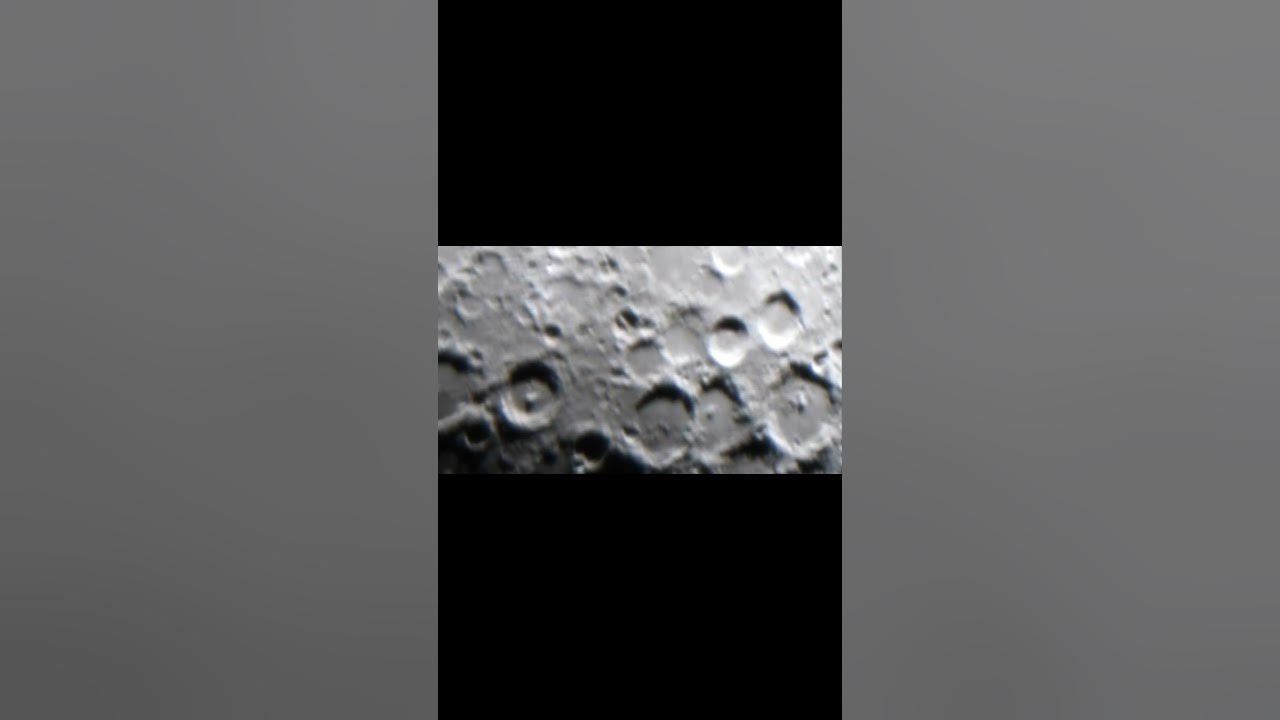 WOW Strong Magnification of the Moon with Large Telescope YouTube