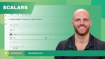 Scalars — Topic 4 of Machine Learning Foundations