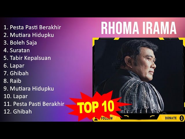 Rhoma Irama 2023 - Lagu Pop Lawas Indonesia - Pesta Pasti Berakhir, Mutiara Hidupku, Boleh Saja,... class=