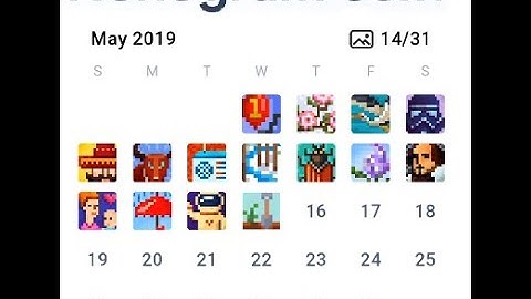 Nonogram daily challenge 11-15 May 2019