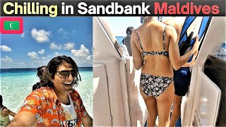 Chilling Day in SandBank Beach Maldives ??