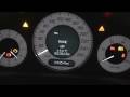 Mercedes E 220 CDI - Dashboard at night