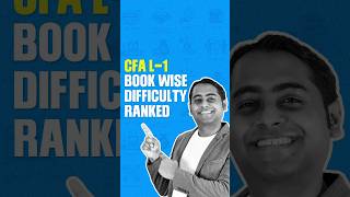 CFA Level 1: Book-Wise Difficulty Ranking