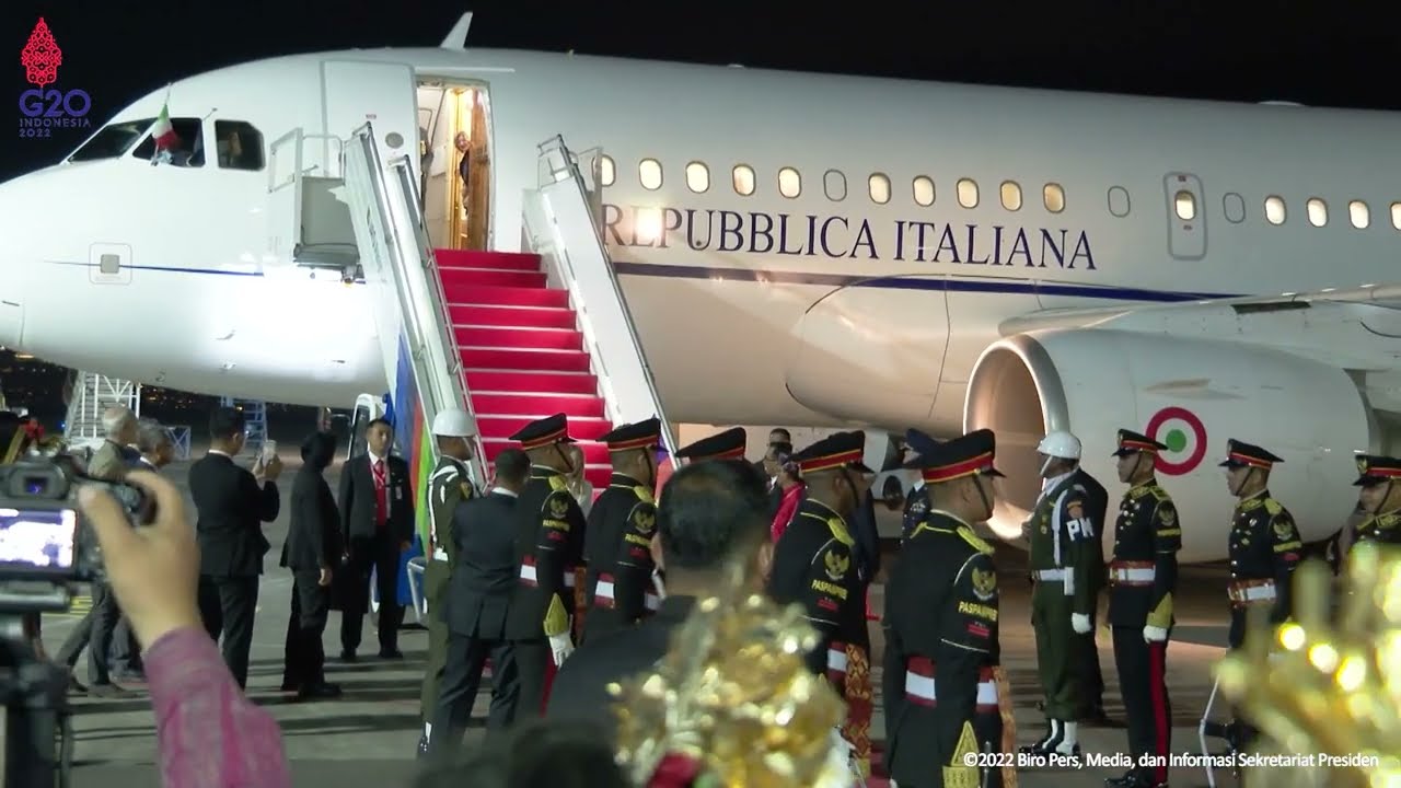 Perdana Menteri Italia Tiba di Bali untuk Menghadiri KTT G20, 14 November 2022