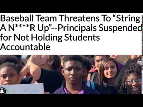 Thugs Threaten To Lynch Black Person And Empathizers (Principals) Receive Slap On The Wrist