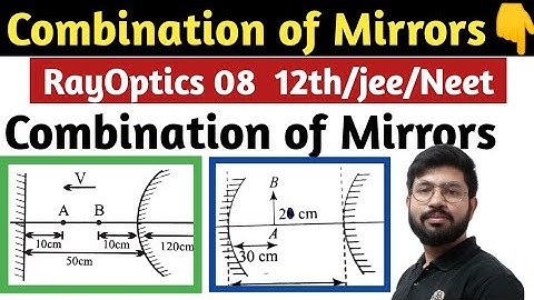 Rayoptics08: Combination of mirrors, Comibination of Spherical & plane mirrors | Class12th/jee/Neet