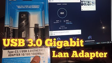 Best USB 3.0 Gigabit Ethernet Lan Adapter for laptop, pisowifi and PC Testing and Speed Test