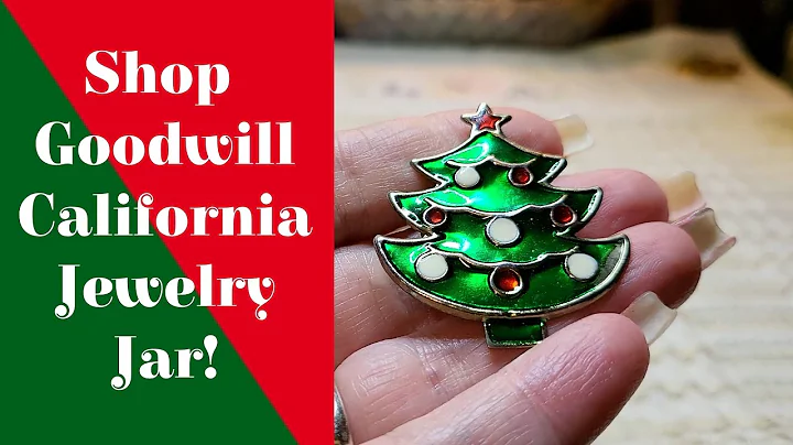 SUPER Shop Goodwill California Jewelry Jar!
