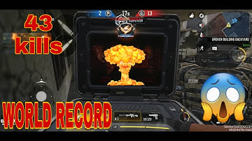 Call of Duty mobile: *WORLD RECORD*NUKE* ATTACK OF THE UNDEAD 20 Gameplay -  (No Commentary)