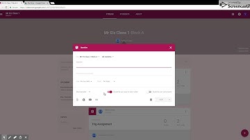 Creating a Question in Google Classroom.webm