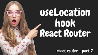 useLocation hook from react-router