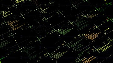 Hacker attack detected on black screen. Animation. Abstract computer screen with hacking programming