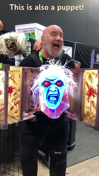 Another amazing puppet from VFXcreates.com at the ECHC #halloween #puppets #transworld