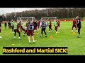 Rashford and Martial ABSENT during Manchester United training ahead Bayern Munich | Man Utd News