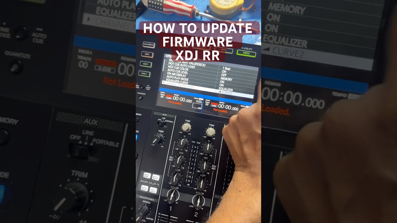 HOW TO UPDATE FIRMWARE PIONEER XDJ RR 