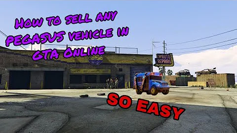 Como vender um veículo da Pegasus no GTA 5?
