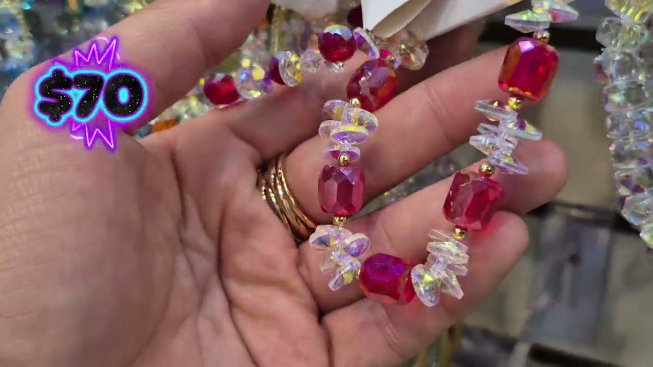 Aretes Acero, Collares Cristal, Anillos giratorios ORO LAMINADO