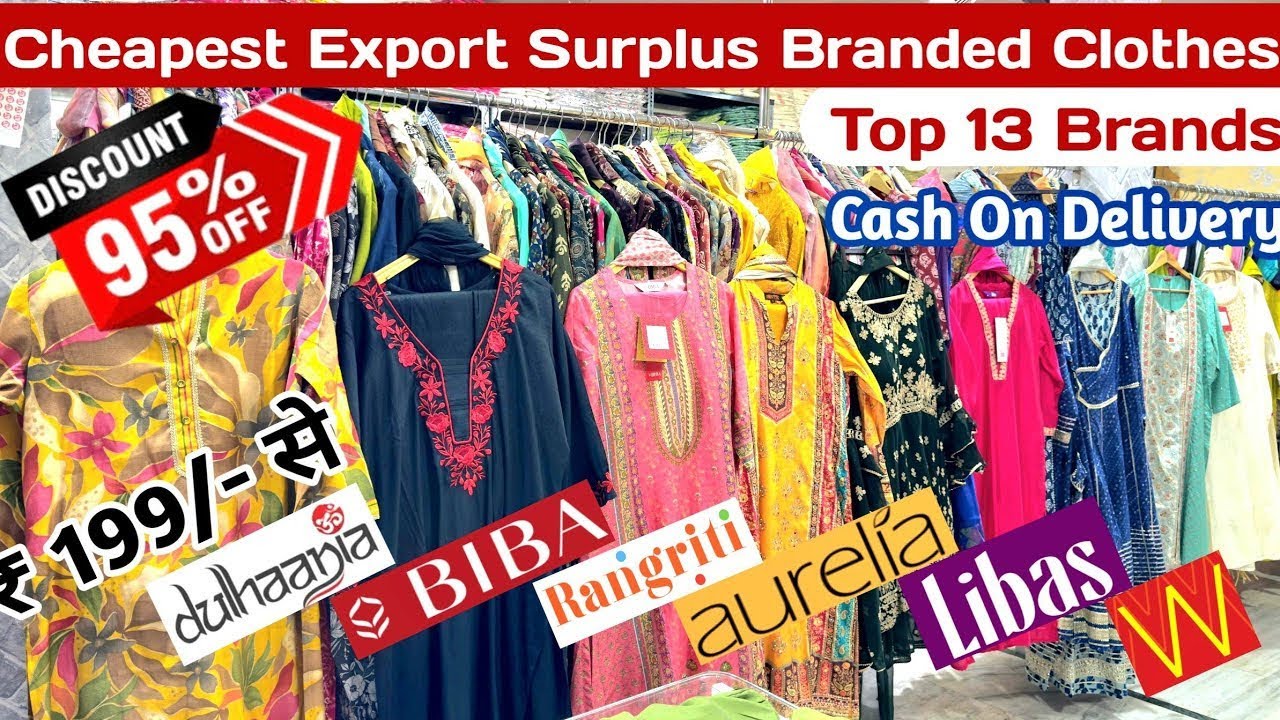 Branded Export Surplus Women Wear | Cheapest Ladies Kurtis | Women Wear Wholesale | Vani Enterprises