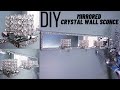 DIY Mirrored Wall Sconce With Crystals | How to Make A Wall Sconce