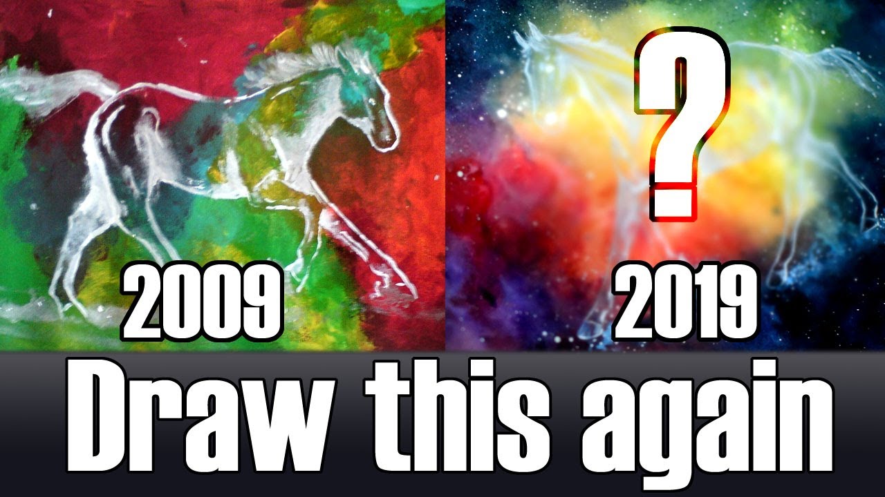 DRAW THIS AGAIN ⭐✏️*2009 VS 2019* ✏️⭐