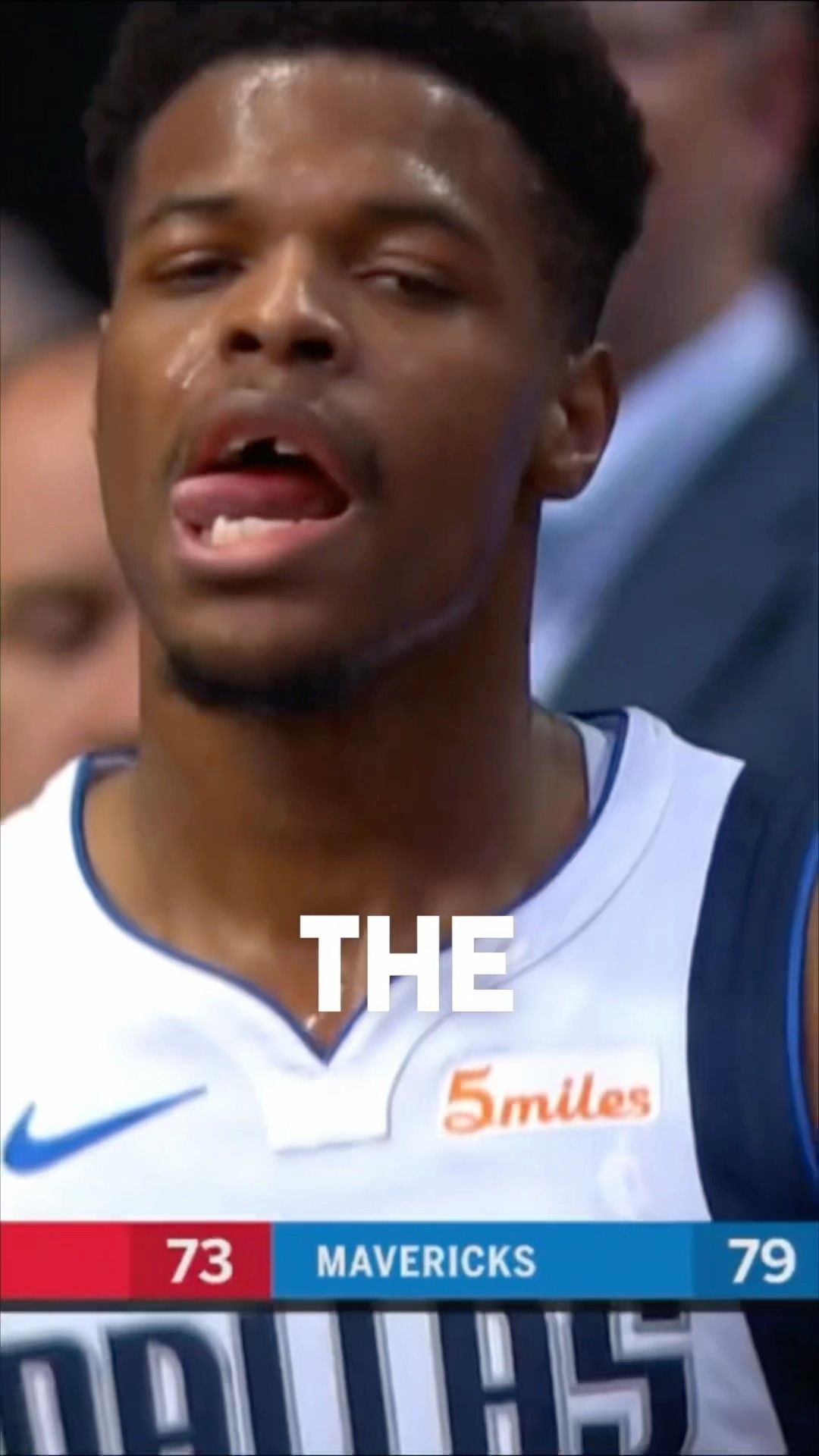 He LOST a tooth mid game ?