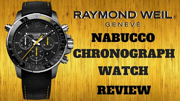 (4K) RAYMOND WEIL NABUCCO MEN'S WATCH REVIEW MODEL: 7850-TIR-05207