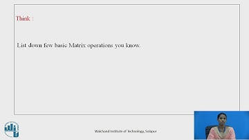 Matrix Operations Using Scilab