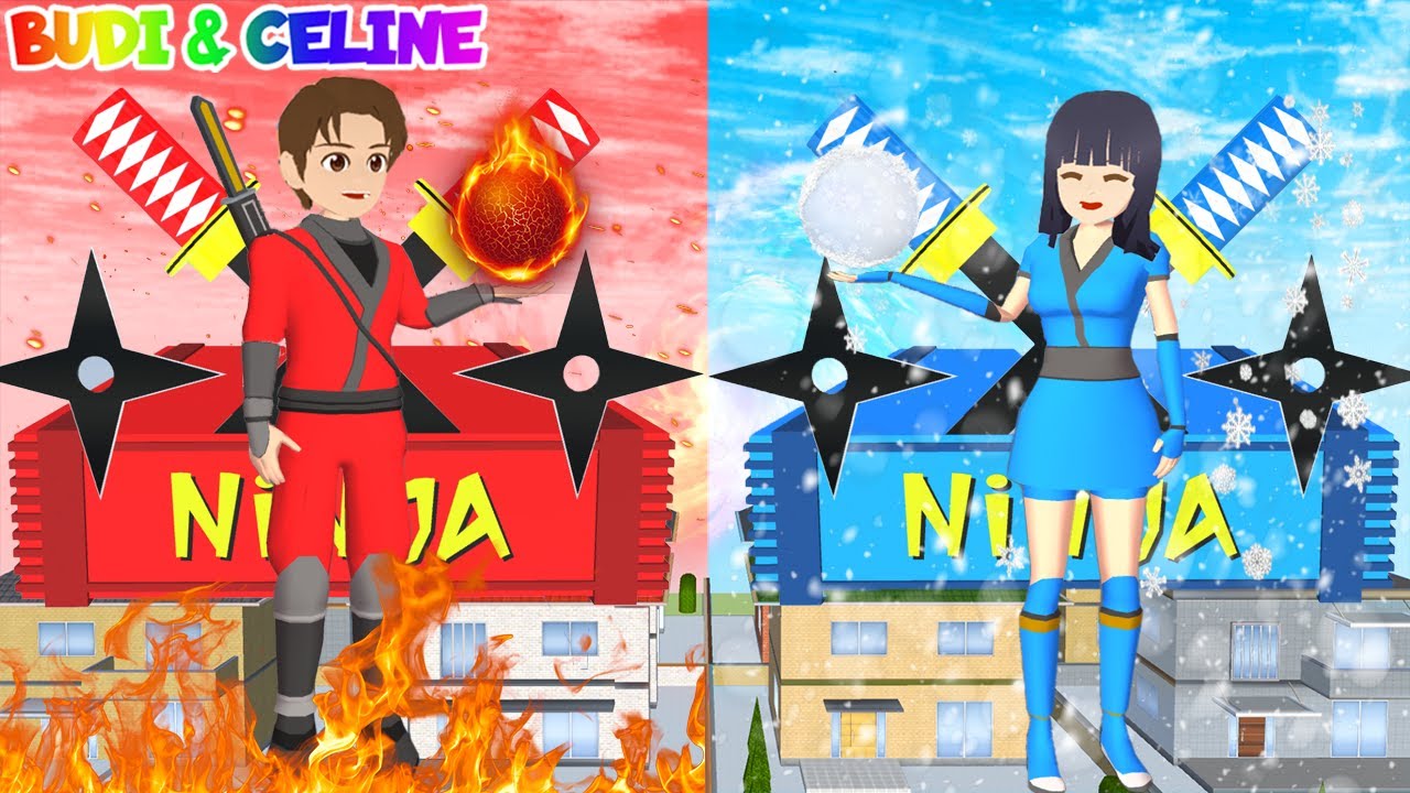 Full Movie - Yuta Mio Sang Penyelamat Jadi Superhero Ninja Merah Api 🔥 VS Biru Es 🧊 24 Jam