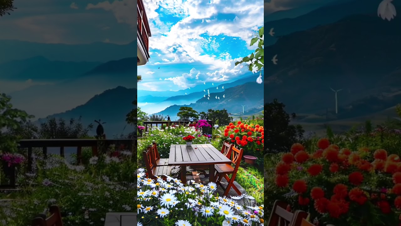 Bloom Under Blue Skies 🌸☀️ | Pixel Dream AI 