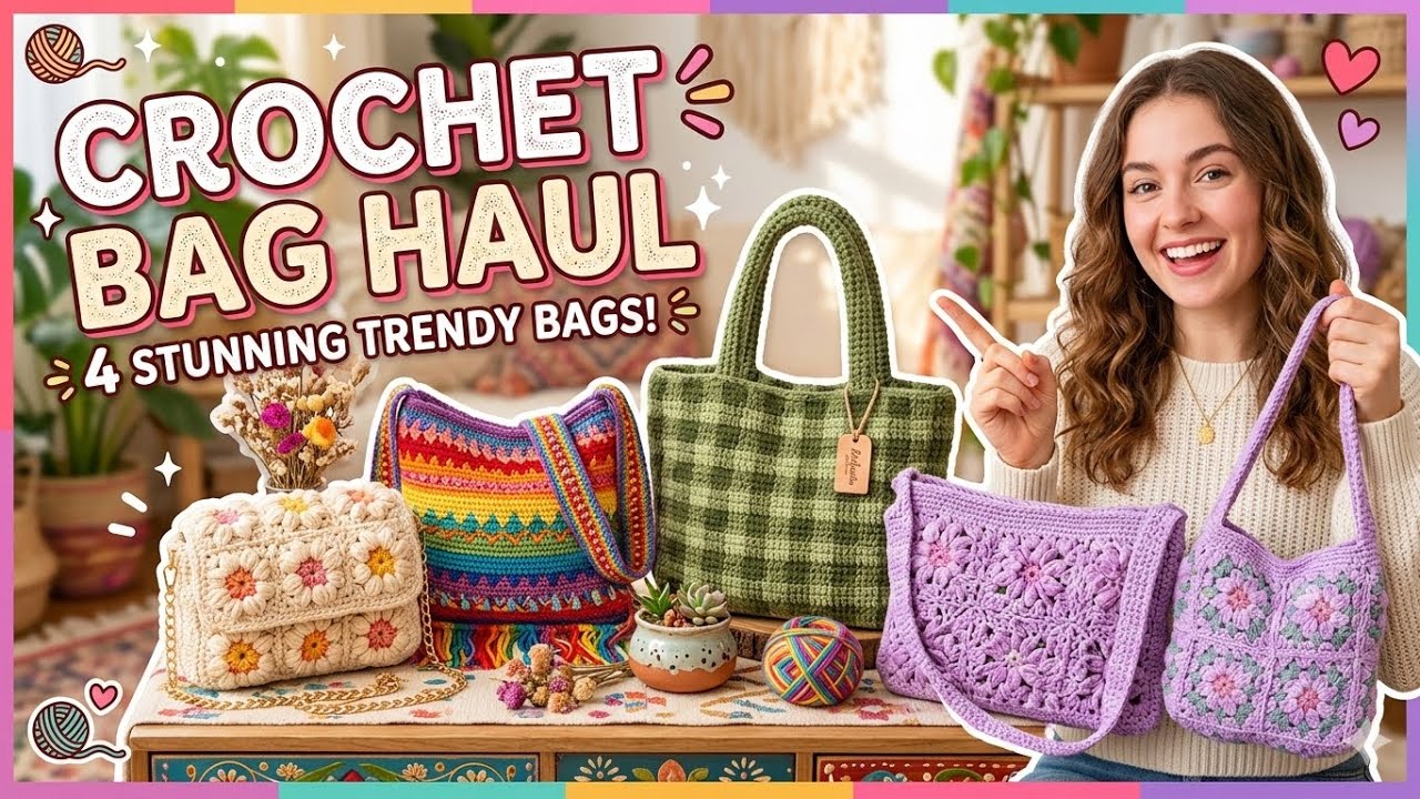 Crochet Bags Haul 🌸✨💓 / Crochet Bags Inspo 🌸✨