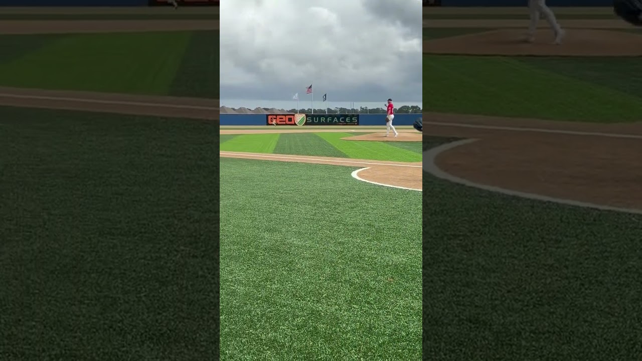 hard line out to the warning track, July 10, 2025 against Lafayette Cajuns