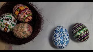 Easy Pysanky Pattern - 2024 Lenten Classes - Using a Lathe on Pysanky