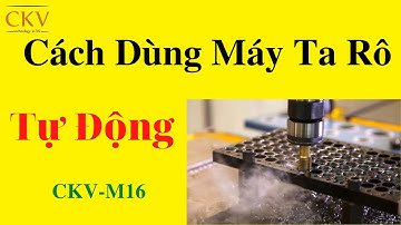 Máy Ta Rô Cần Dùng Điện | Cách Dùng Máy Ta Rô Tự Động