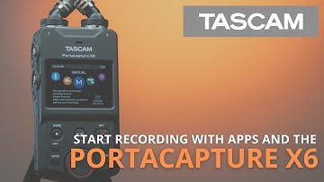 Portacapture X6 - Getting Started with Recording Apps