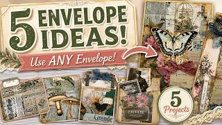Don't Throw Away Those Envelopes! 5 Beautiful Junk Journal Ideas