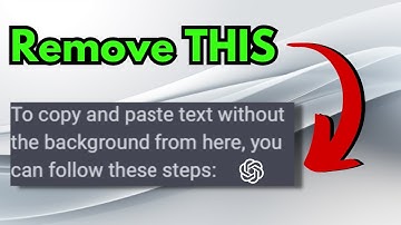 Copy and Paste from ChatGPT WITHOUT Background (Fast and Easy)