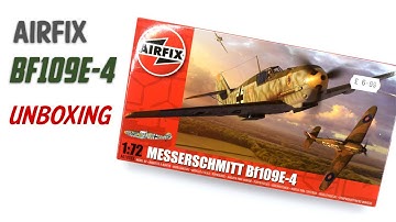 Airfix Messerschmitt Bf109E-4 - 1/72 Scale Plastic Model Kit - Unboxing