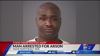 Man arrested for arson