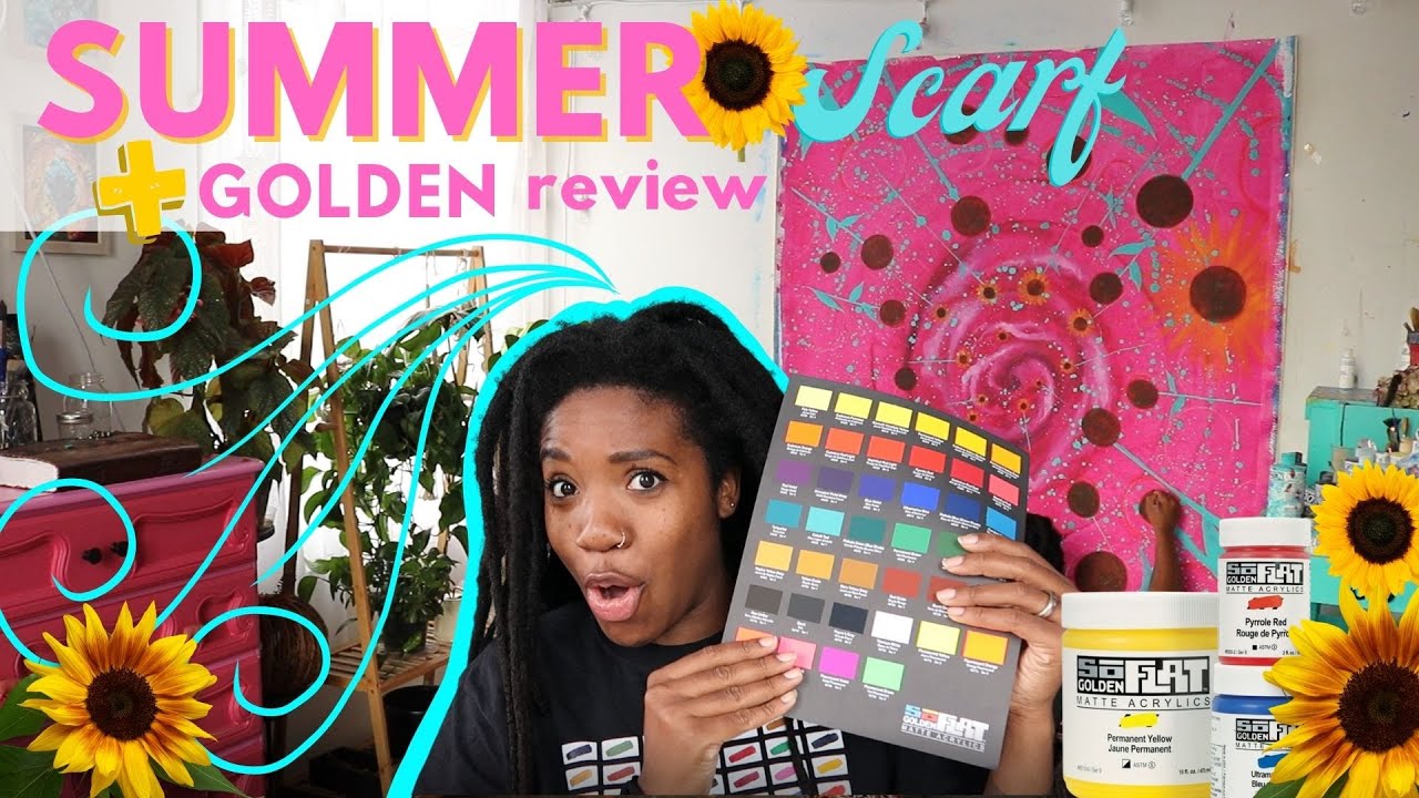 🎨Studio vlog: GOLDEN So Flat Review, New Patreon perks, Paint with me