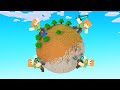 MINECRAFT But The World Is One PLANET!