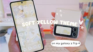 make your android homescreen aesthetic ✨️ soft yellow theme 🌻 screenshot 5