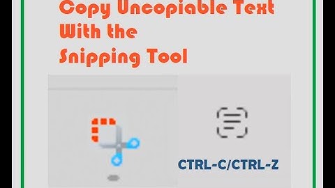 Extract Text from screen using Snipping Tool-Free with Windows 11