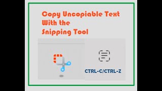 Extract Text from screen using Snipping Tool-Free with Windows 11