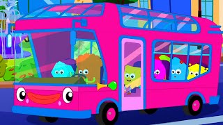 Wheels On The Bus, Fun Ride With Kids Tv And Cartoon Video For Babies