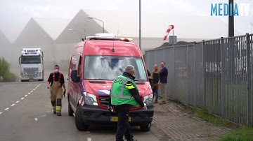 Grote brand in schroothoop 