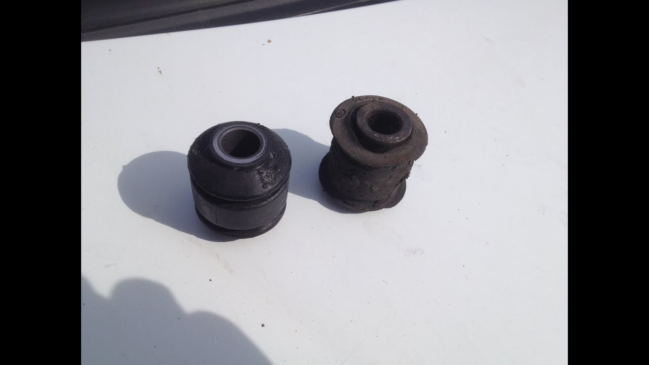 Замена верхних сайлентблоков задних амортизаторов Рено Кенгу - YouTube
