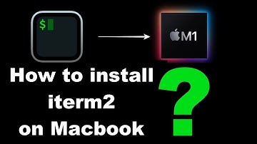 How to install iterm2 on Macbook Air | Apple Silicon | macOs BigSur | 2021
