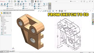 Modeling Simple Parts in SolidWorks (Full Tutorial)