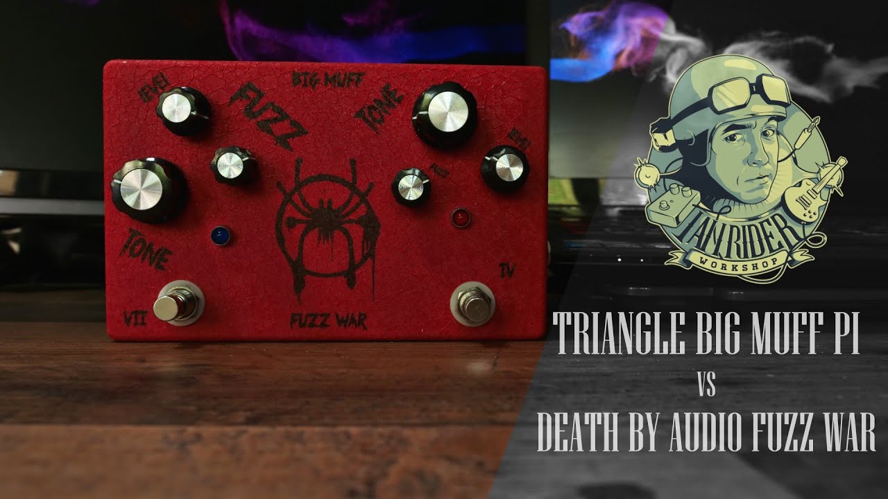 Big Muff Triangle vs DBA Fuzz War | Klony od Ian Rider Workshop