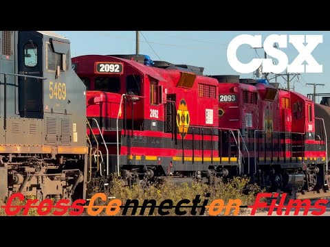 Cahページ 2 CSX GE's Leads M401-24 SB W/ 2 SBZX GP20's In Fay NC W/A